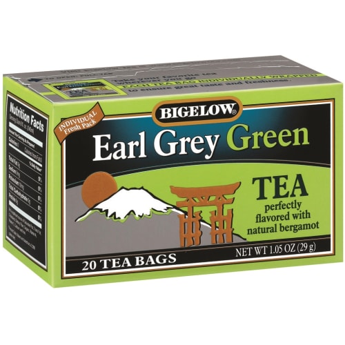 Bigelow® Earl Grey Green Tea Bags, Regular